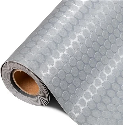 Piring koin menebal pvc tikar garasi